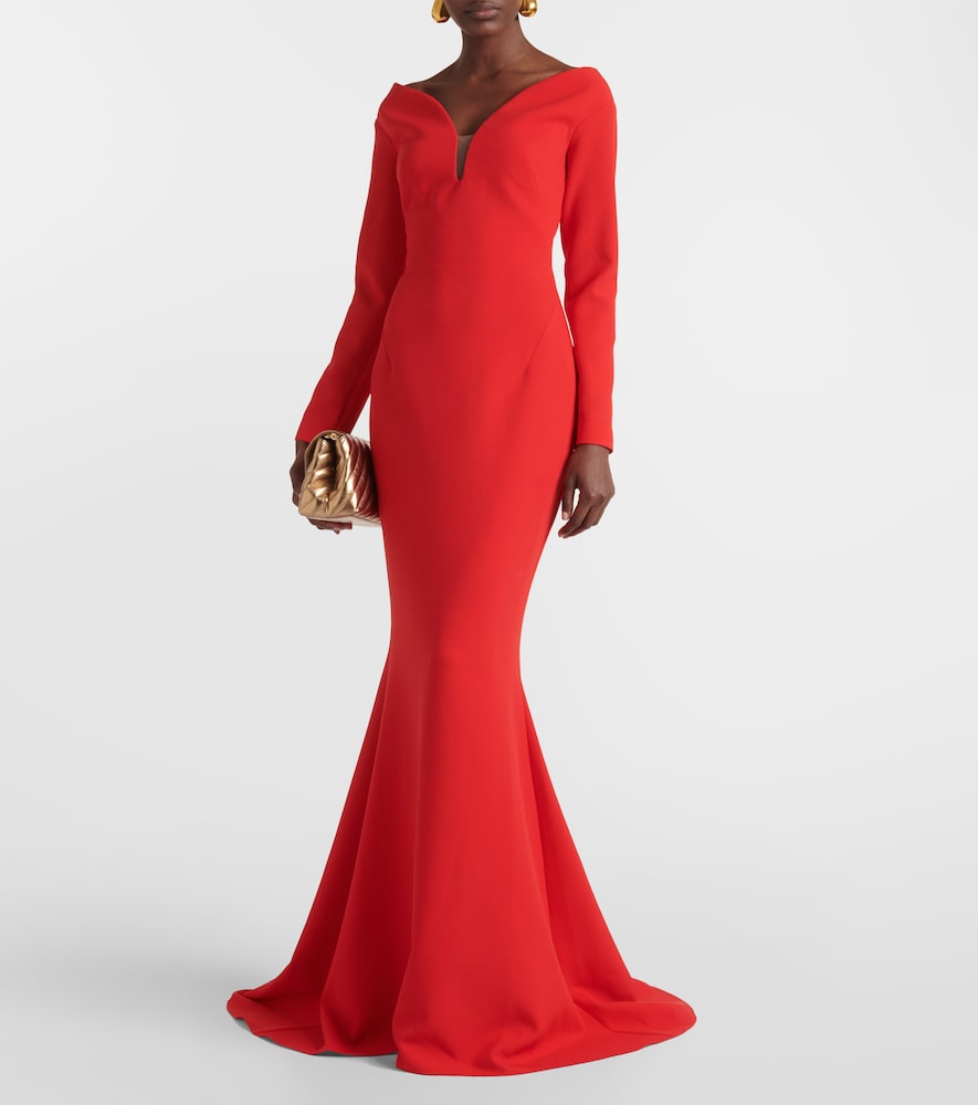 Safiyaa Wilson  fishtail gown