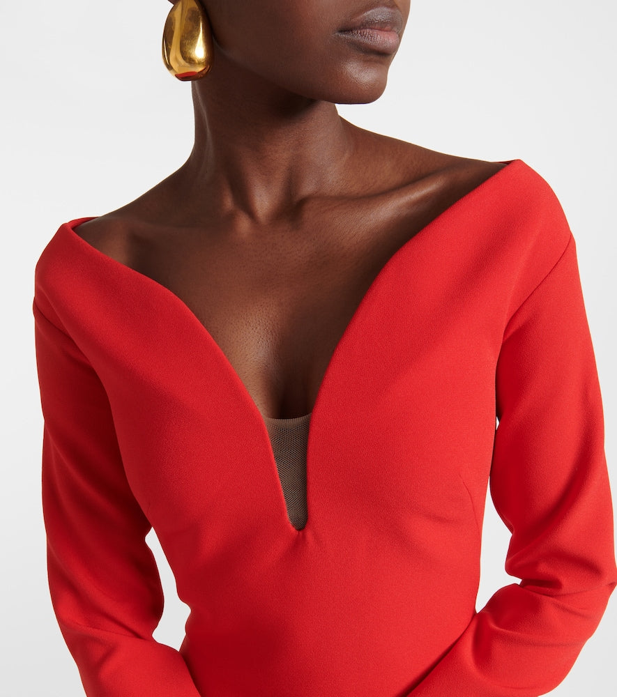 Safiyaa Wilson  fishtail gown