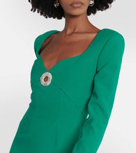 Safiyaa Zhad crêpe gown