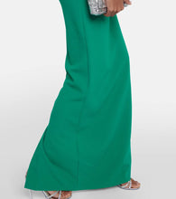 Safiyaa Zhad crêpe gown
