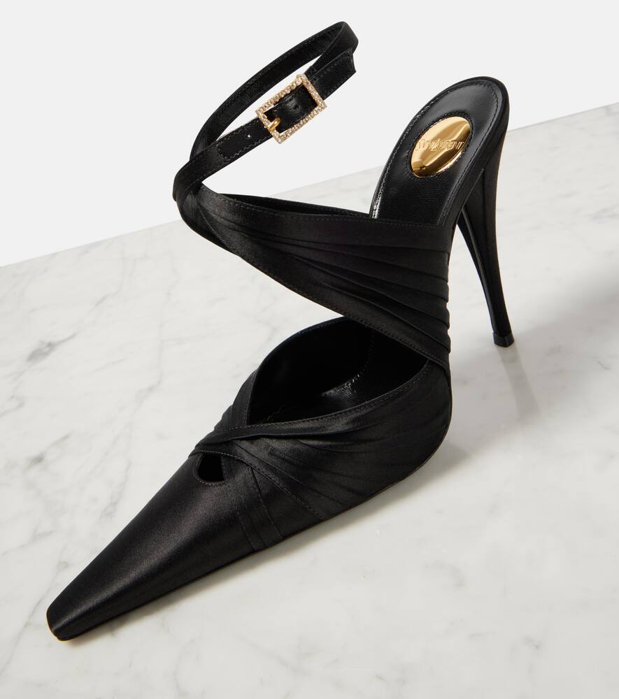 Saint Laurent 110 satin pumps