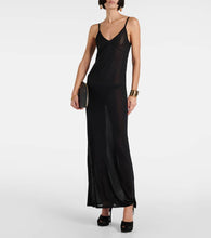 Saint Laurent 135 satin cr√É¬™pe platform sandals