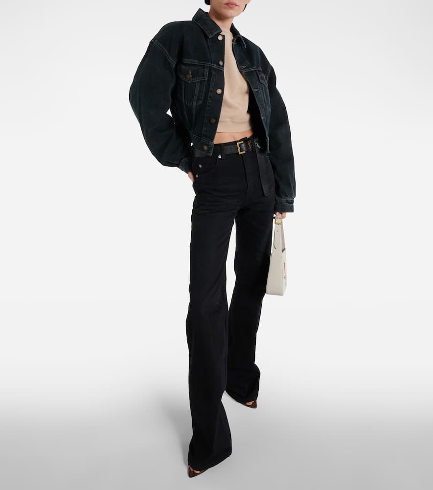 Saint Laurent '80s cropped denim jacket