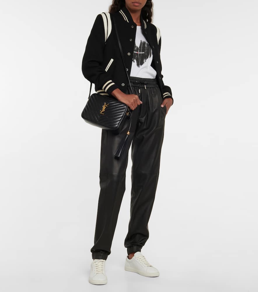 Saint Laurent Andy leather sneakers