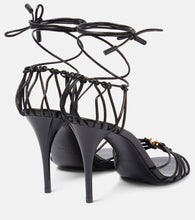 Saint Laurent Babylone 90 leather sandals