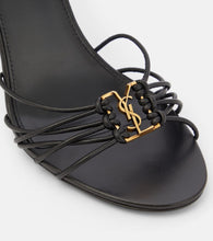 Saint Laurent Babylone 90 leather sandals