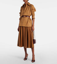 Saint Laurent Babylone Cassandre 90 leather mules