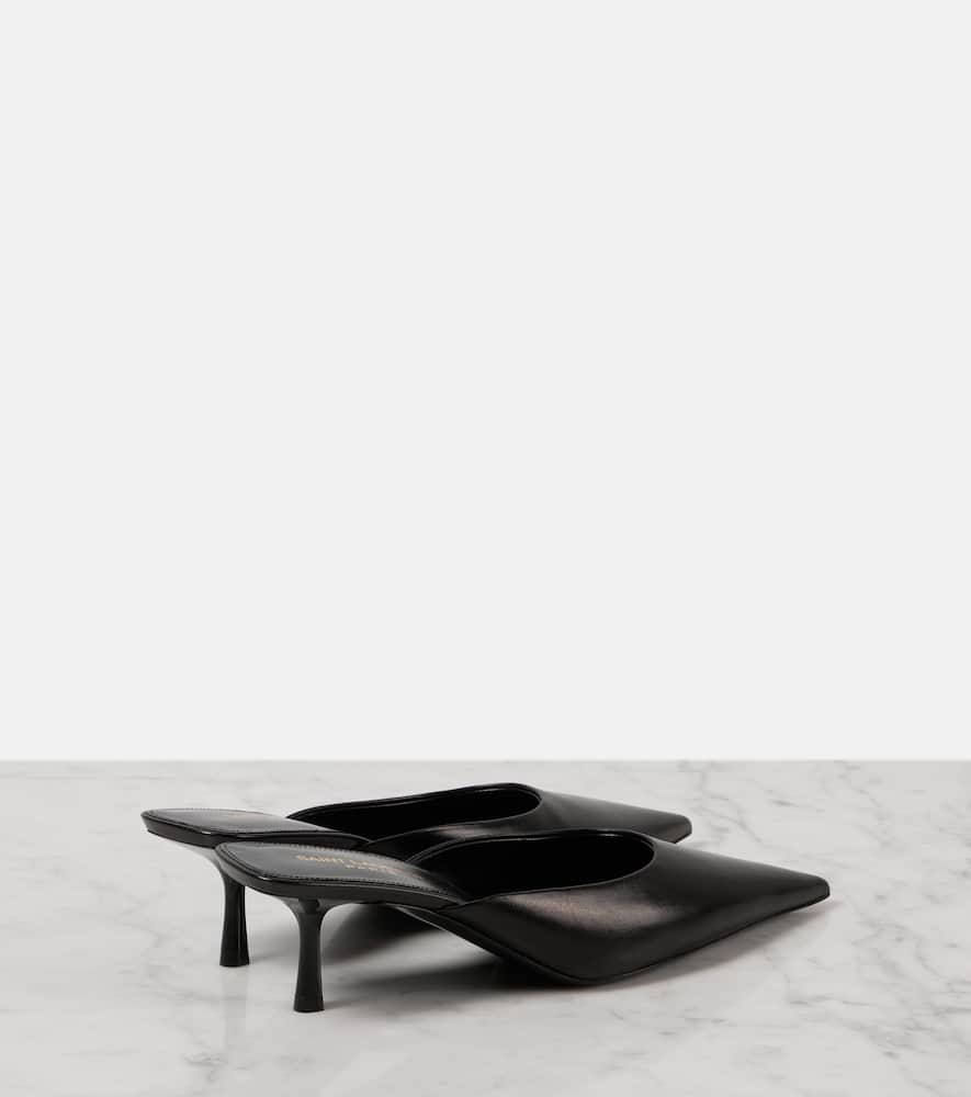 Saint Laurent Barbara 55 leather mules