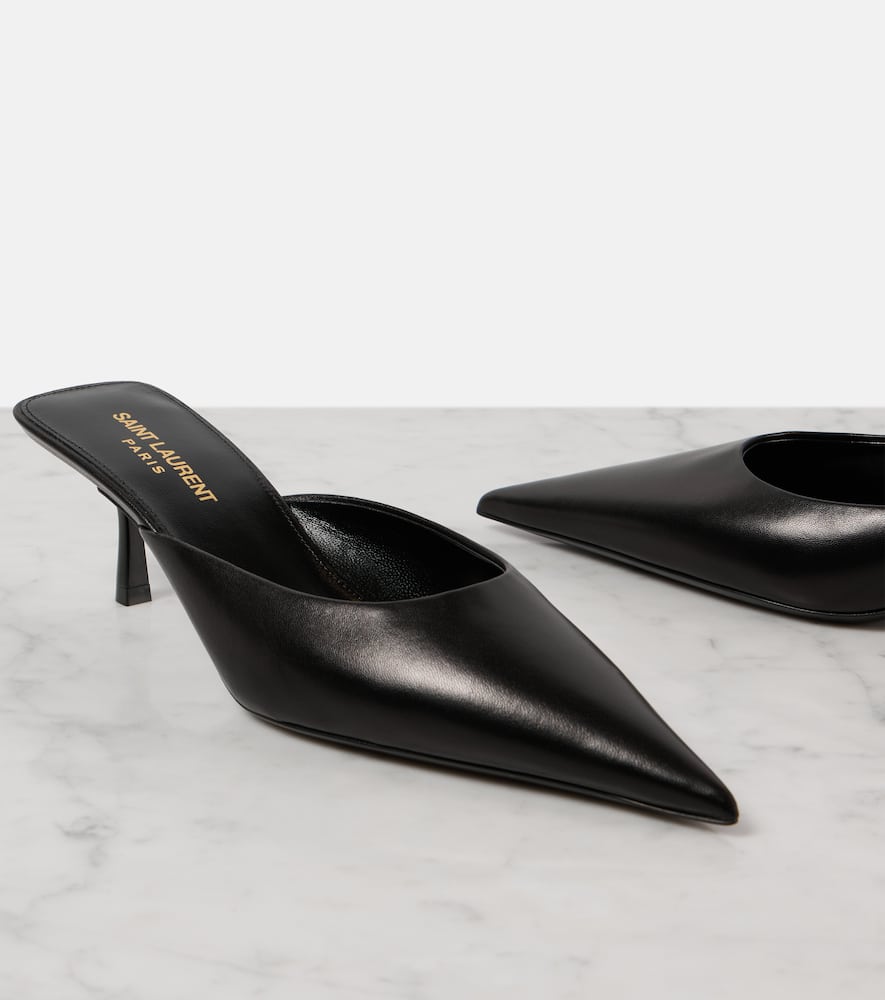 Saint Laurent Barbara 55 leather mules