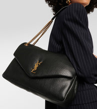 Saint Laurent Calypso Large leather shoulder bag