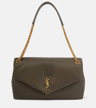 Saint Laurent Calypso Large leather shoulder bag. Shop Saint Laurent Shoulder Bags for women now.