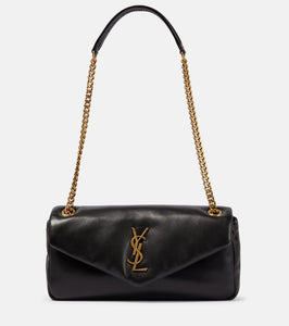 Saint Laurent Calypso Small leather shoulder bag. Shop Saint Laurent Shoulder Bags for women now.