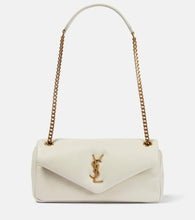 Saint Laurent Calypso leather shoulder bag. Shop Saint Laurent Shoulder Bags for women now.