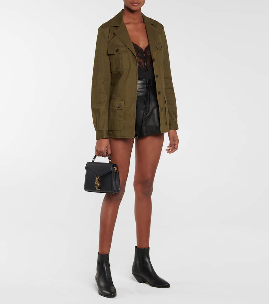 Saint Laurent Cassandra Mini leather shoulder bag