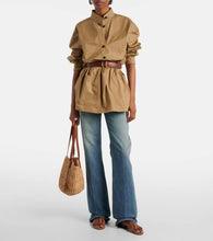 Saint Laurent Cassandra leather thong sandals