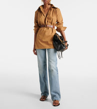 Saint Laurent Cassandra leather thong sandals