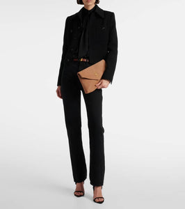 Saint Laurent Cassandre Envelope Large leather pouch