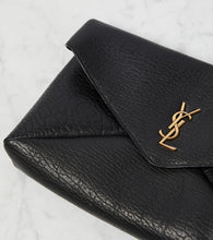 Saint Laurent Cassandre Large leather pouch