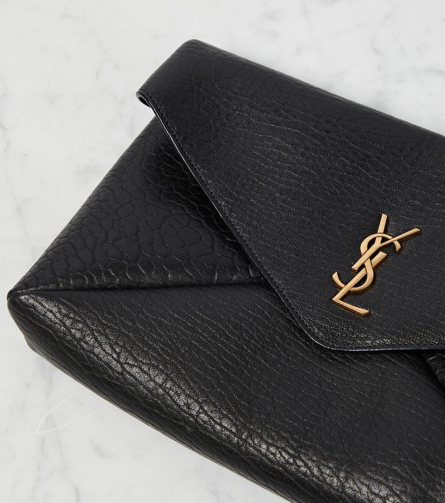 Saint Laurent Cassandre Large leather pouch