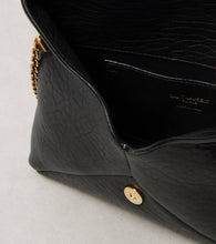 Saint Laurent Cassandre Small leather wallet on chain