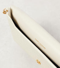 Saint Laurent Cassandre leather phone pouch