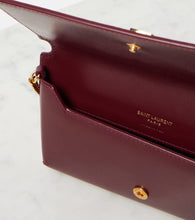 Saint Laurent Cassandre leather phone pouch