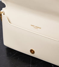 Saint Laurent Cassandre leather phone pouch
