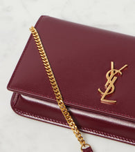 Saint Laurent Cassandre leather phone pouch