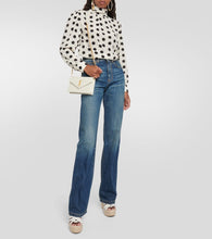 Saint Laurent Cassandre matelass√É¬© envelope leather wallet on chain