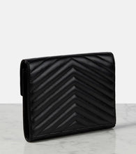 Saint Laurent Cassandre matelass√É¬© leather clutch
