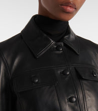 Saint Laurent Cropped leather jacket