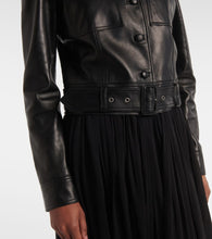 Saint Laurent Cropped leather jacket