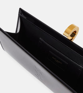 Saint Laurent Daria Minaudi√É¬®re leather clutch