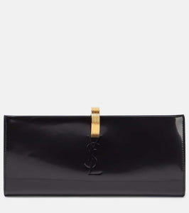 Saint Laurent Daria Minaudi√É¬®re leather clutch. Shop Saint Laurent Clutches for women now.