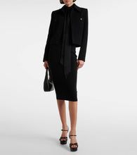 Saint Laurent Debbie 85 leather platform sandals