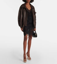 Saint Laurent Debbie satin platform sandals