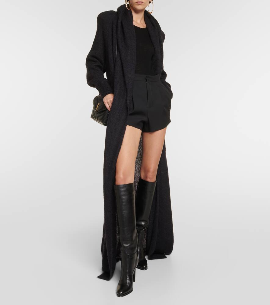 Saint Laurent Diane 105 leather knee-high boots