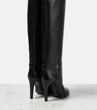 Saint Laurent Diane 105 leather knee-high boots