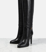 Saint Laurent Diane 105 leather knee-high boots