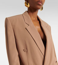 Saint Laurent Double-breasted silk blazer