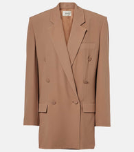 Saint Laurent Double-breasted silk blazer