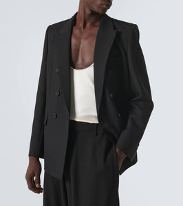 Saint Laurent Double-breasted wool blazer