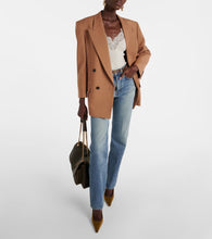 Saint Laurent Double-breasted wool gabardine blazer