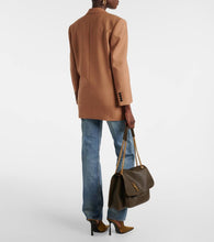 Saint Laurent Double-breasted wool gabardine blazer