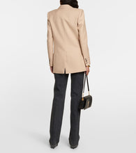 Saint Laurent Double-breasted wool gabardine blazer