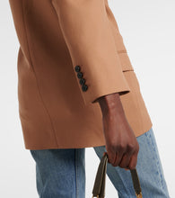 Saint Laurent Double-breasted wool gabardine blazer