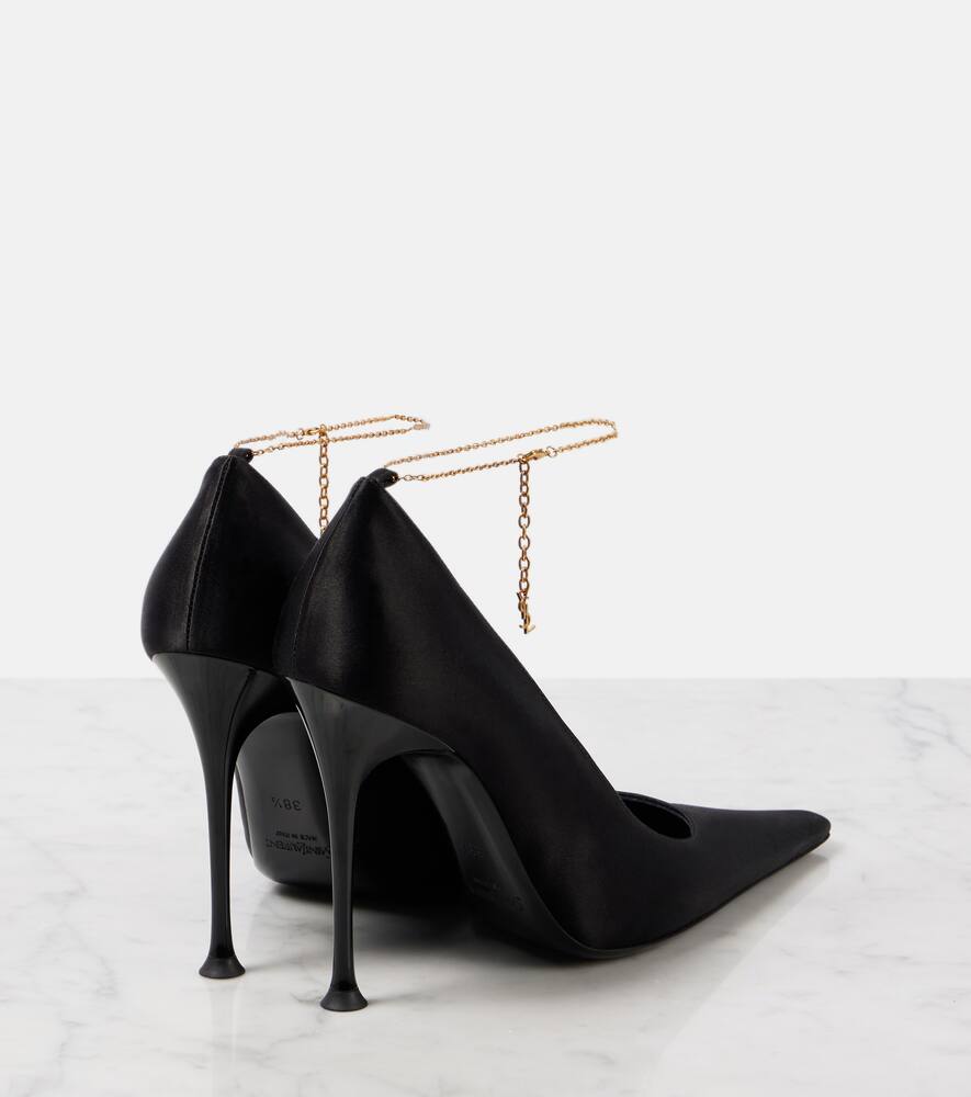 Saint Laurent Doville 110 chain-detail pumps
