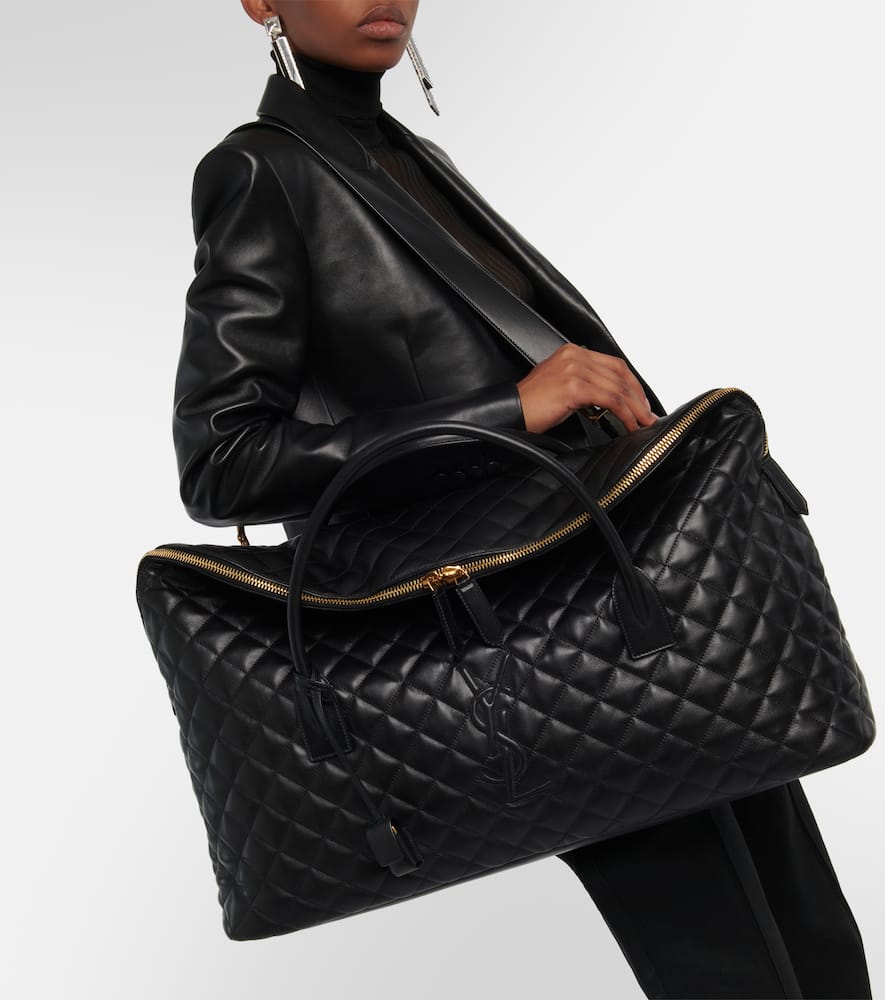Saint Laurent Es Giant quilted leather travel bag