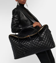 Saint Laurent Es Giant quilted leather travel bag