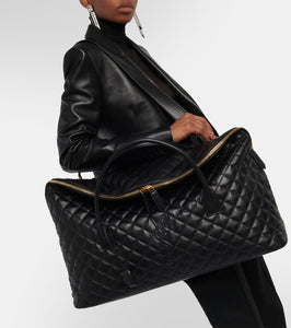 Saint Laurent Es Giant quilted leather travel bag